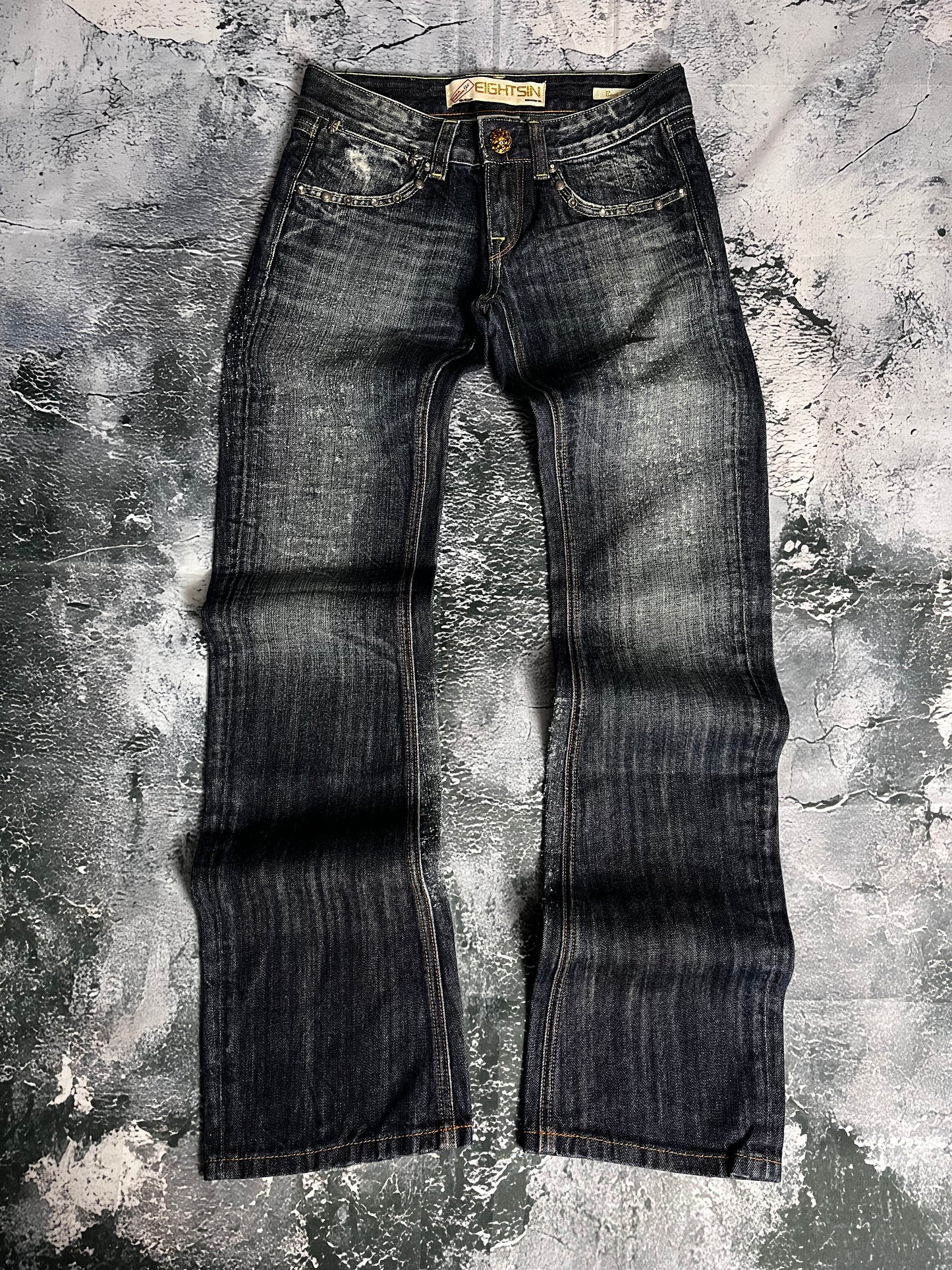 EightSin low waist skinny bootcut Jeans (S)