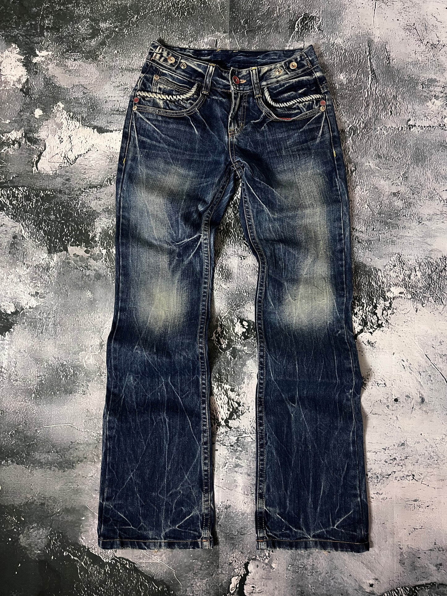 Red Pepper mid waist skinny bootcut Jeans (S)