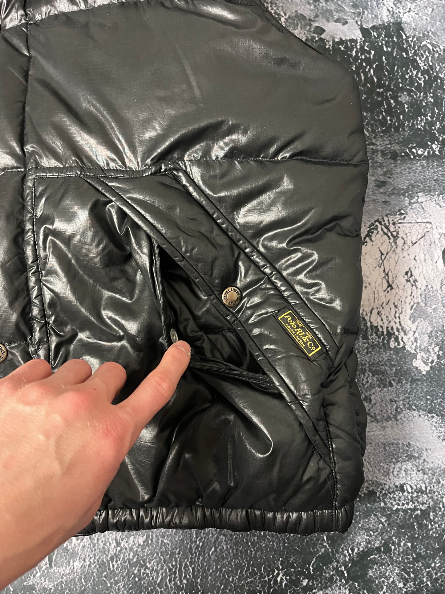 Polo R.L. Glossy Puffer Weste (XL)