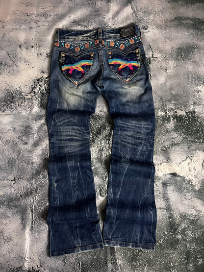 Red Pepper low waist skinny bootcut Jeans (S)