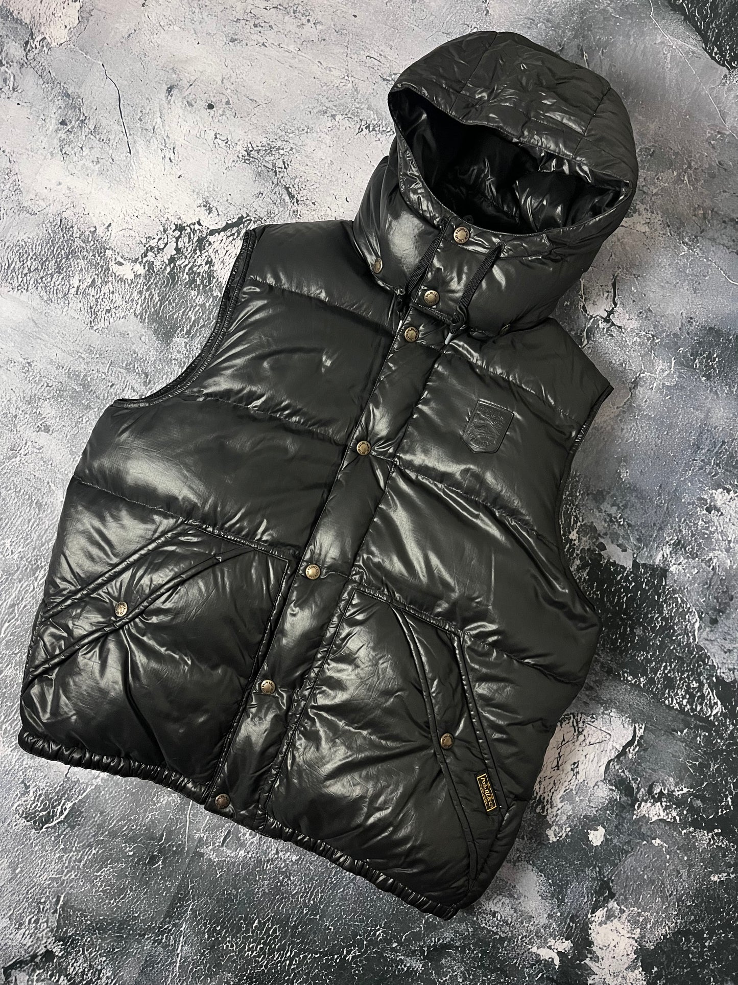 Polo R.L. Glossy Puffer Weste (XL)