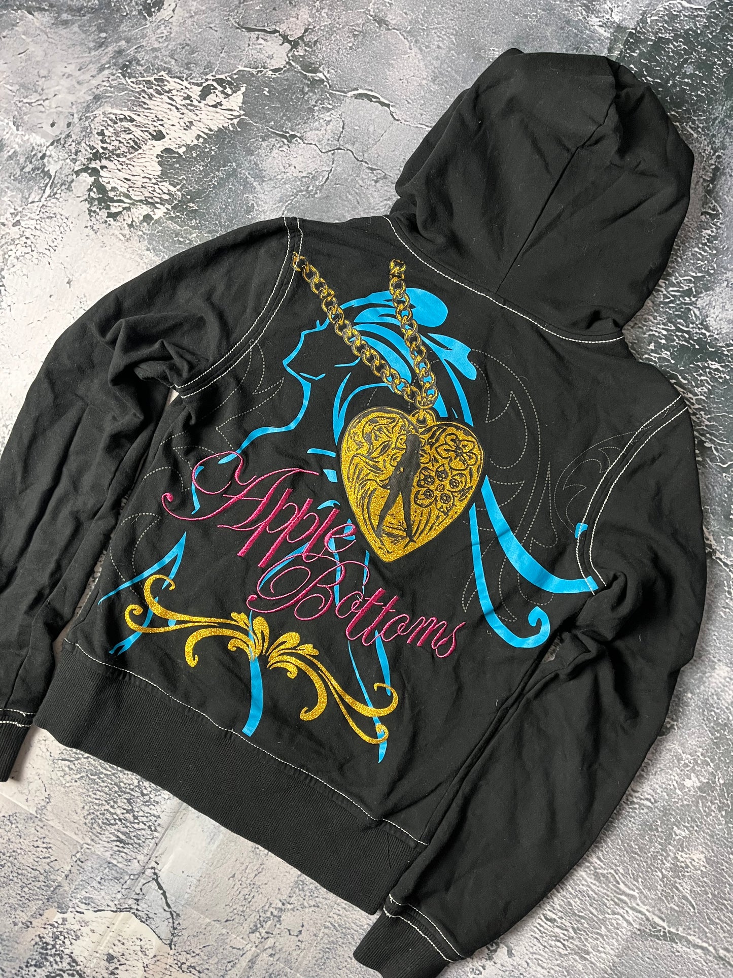 Apple Bottoms Printed Ziphoodie (XS)