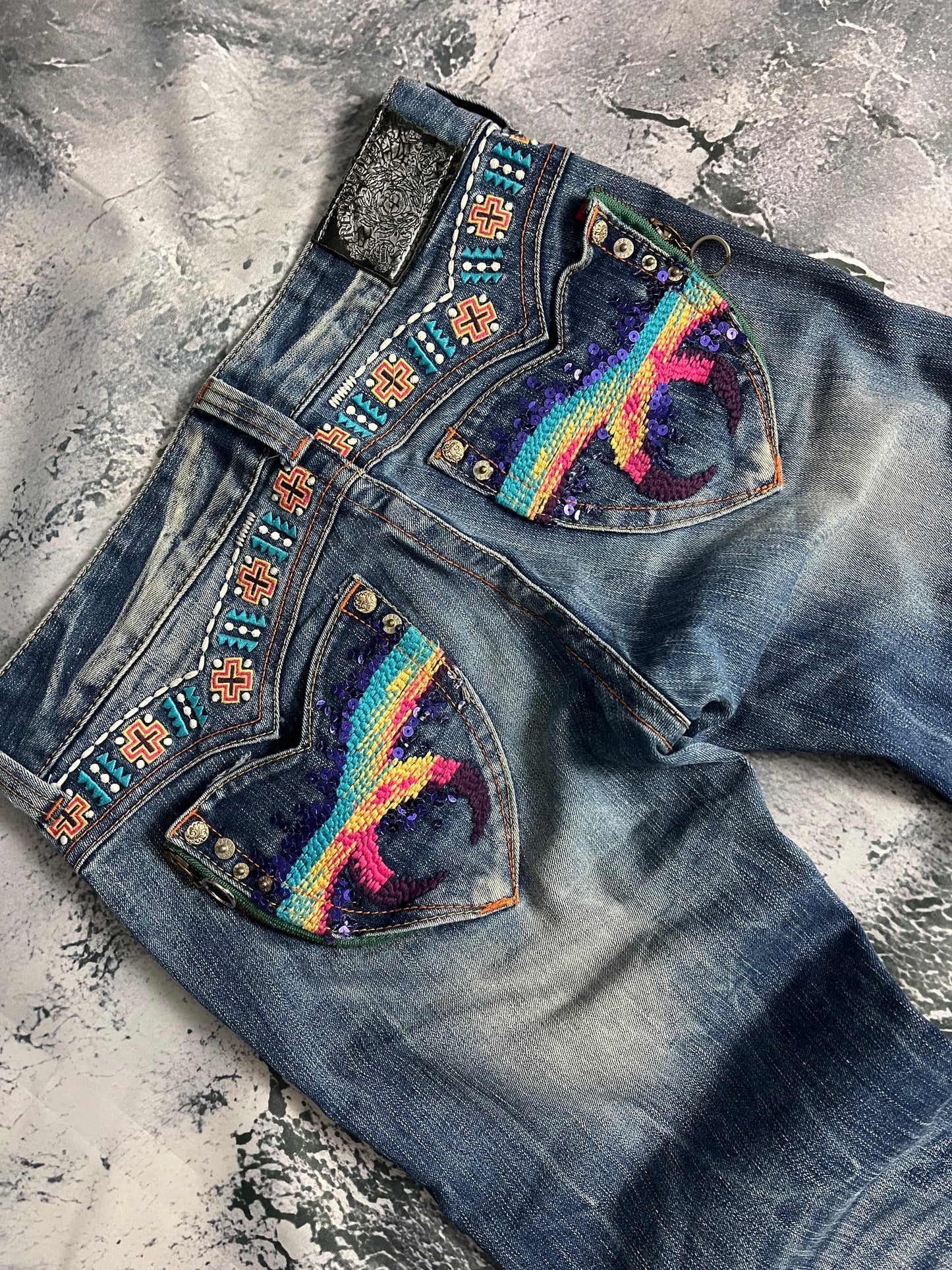 Red Pepper low waist skinny bootcut Jeans (S)