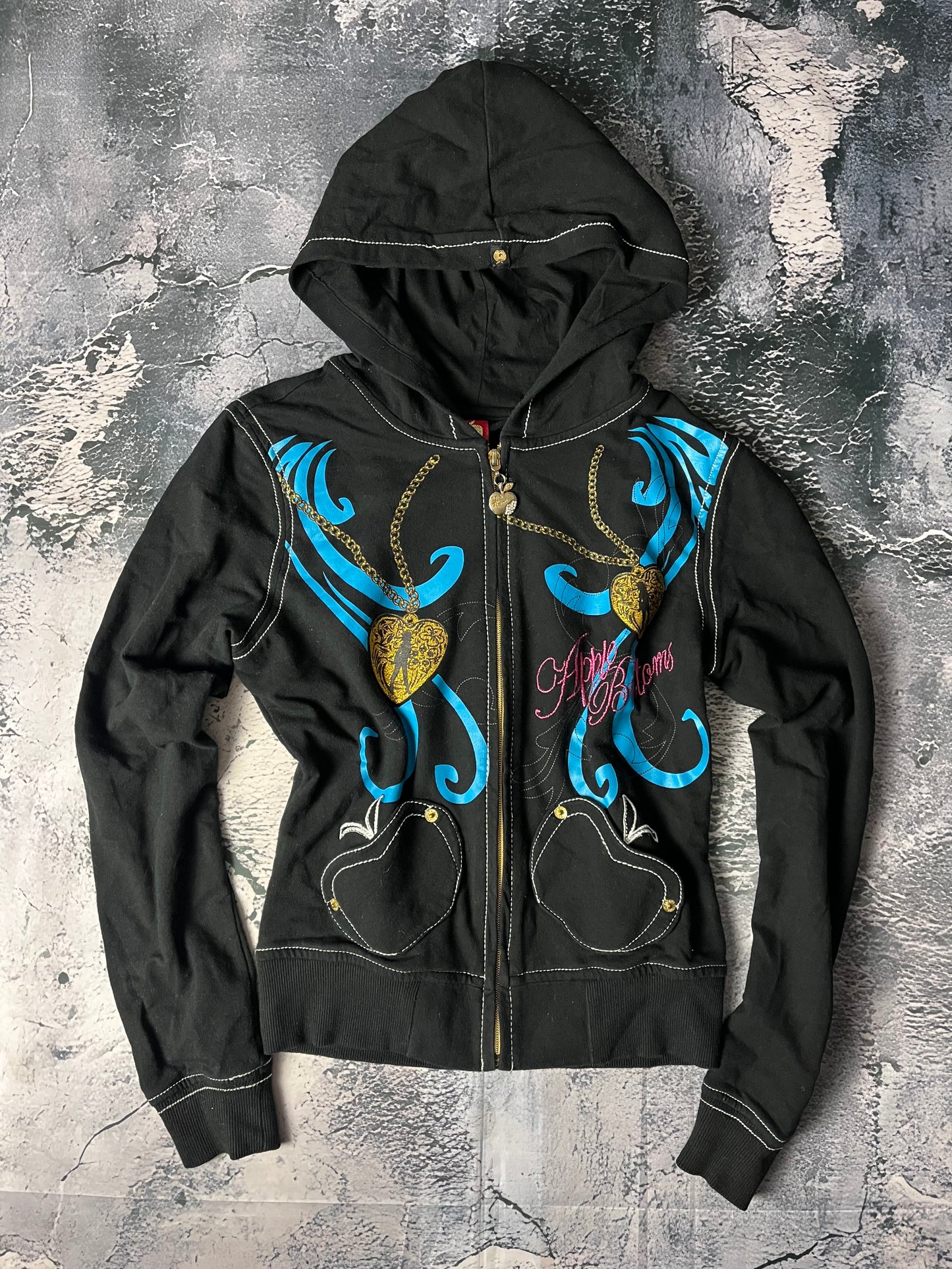 Apple Bottoms Printed Ziphoodie (XS)