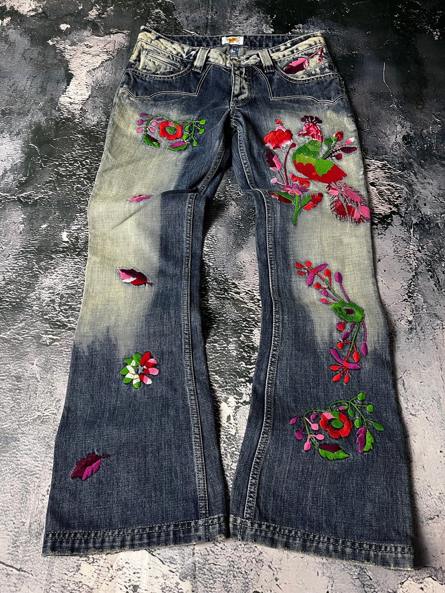 Antik Denim low waist skinny bootcut Jeans (S)