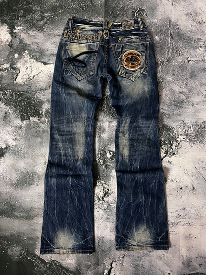 Red Pepper mid waist skinny bootcut Jeans (S)
