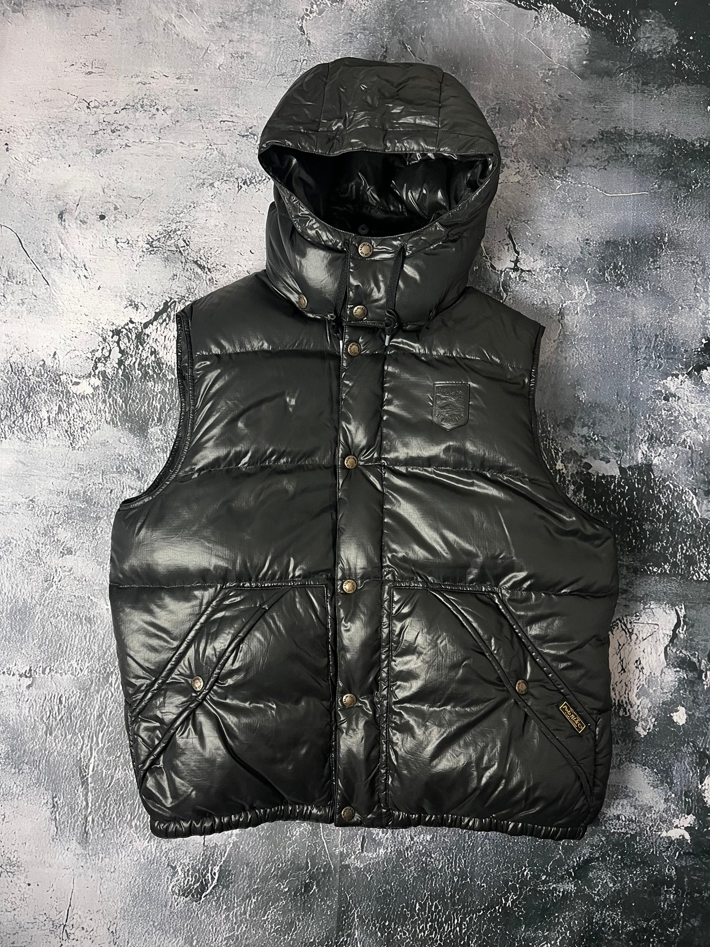 Polo R.L. Glossy Puffer Weste (XL)