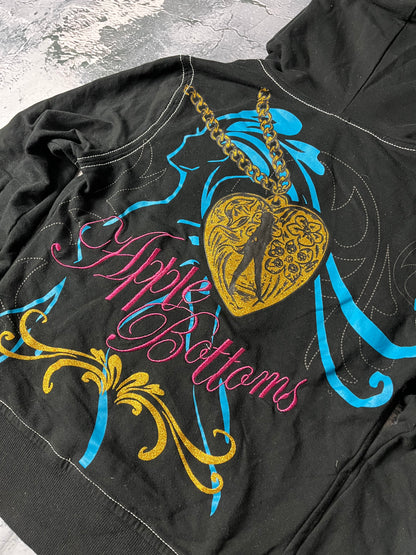 Apple Bottoms Printed Ziphoodie (XS)