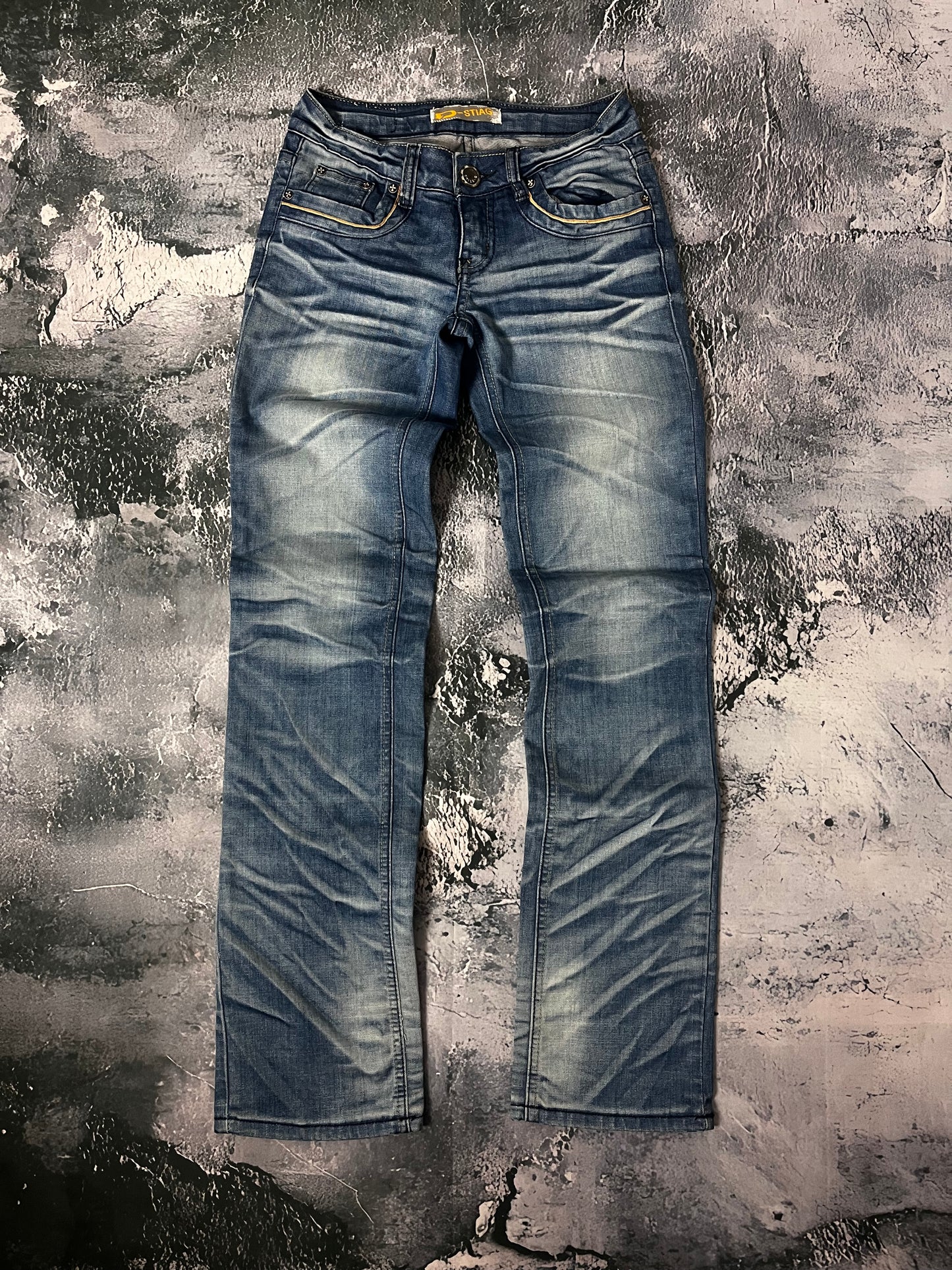 D-Stiag low waist straight leg Jeans (XS)