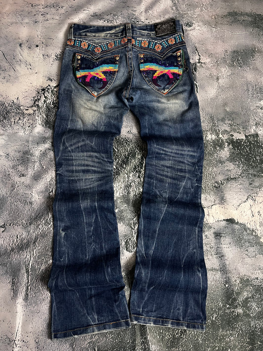 Red Pepper low waist skinny bootcut Jeans (S)