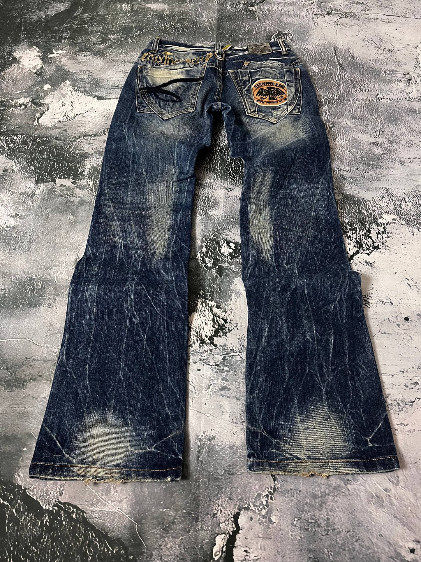 Red Pepper mid waist skinny bootcut Jeans (S)