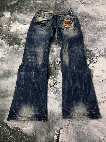 Red Pepper mid waist skinny bootcut Jeans (S)
