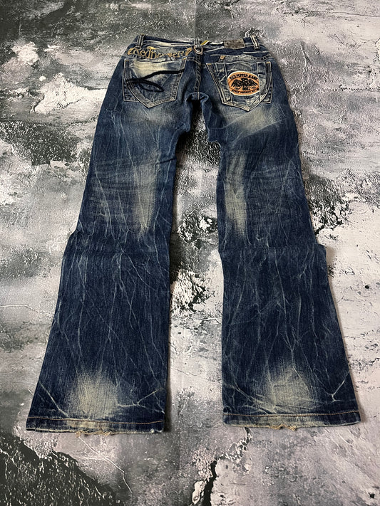 Red Pepper mid waist skinny bootcut Jeans (S)
