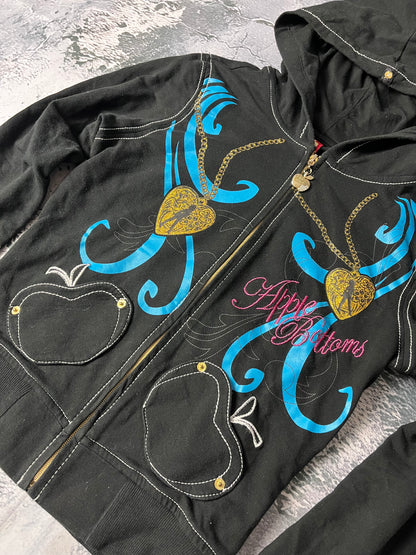 Apple Bottoms Printed Ziphoodie (XS)