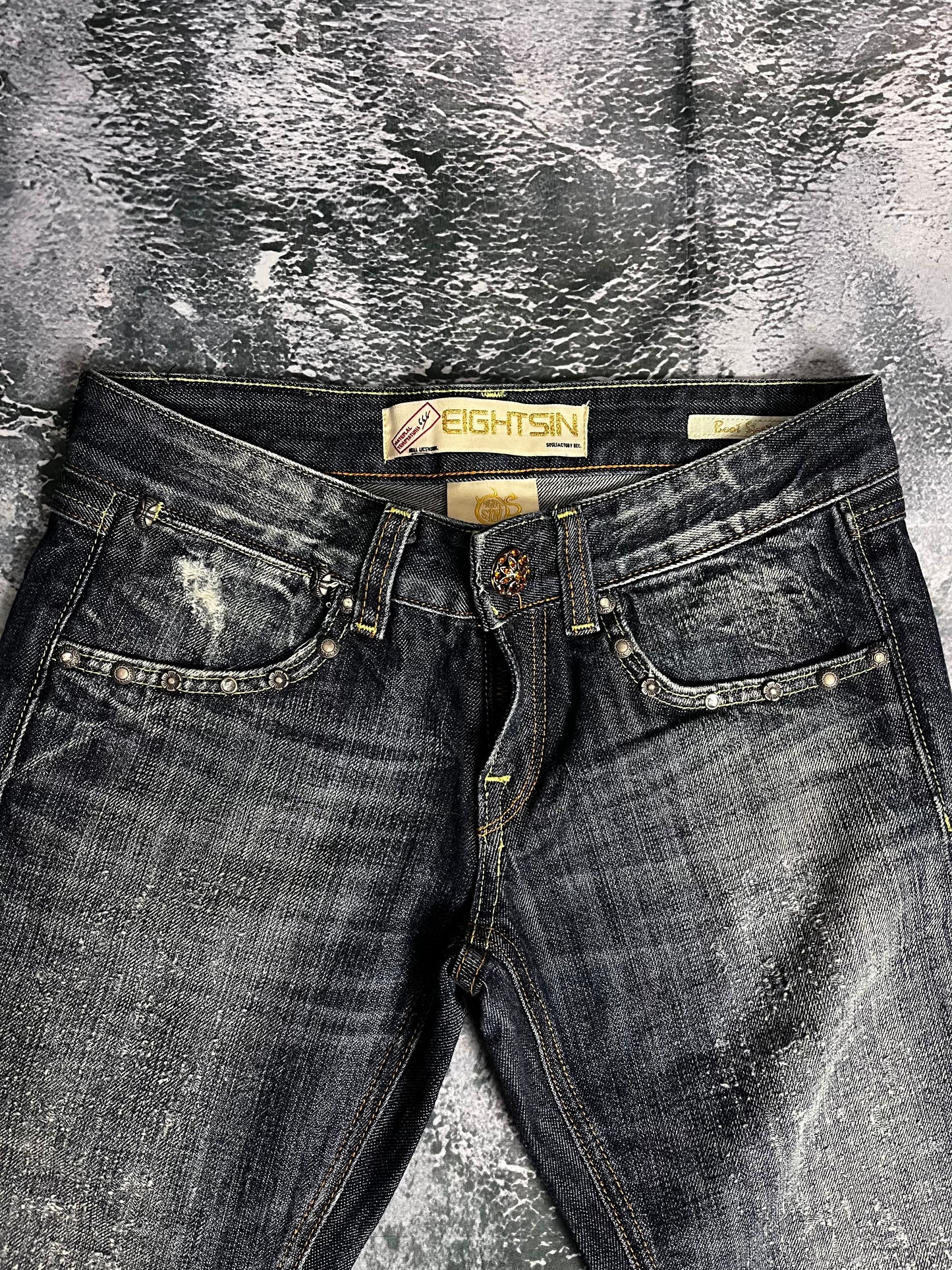 EightSin low waist skinny bootcut Jeans (S)