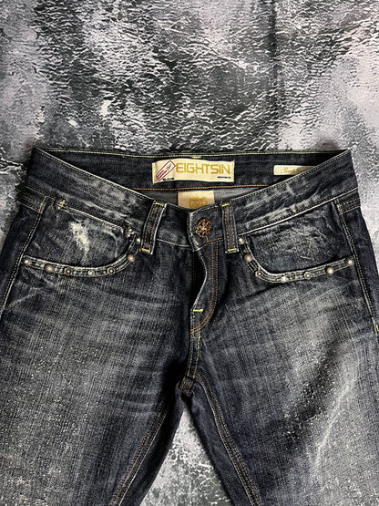 EightSin low waist skinny bootcut Jeans (S)