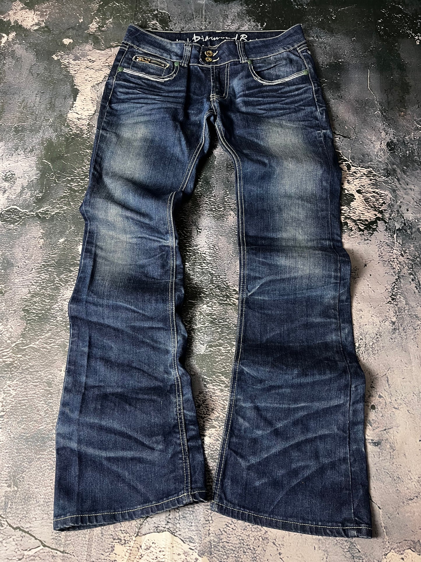 Redial Diamond low waist skinny bootcut Jeans (M)