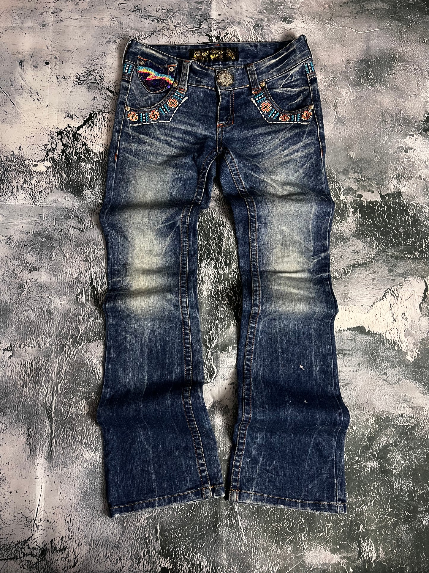 Red Pepper low waist skinny bootcut Jeans (S)
