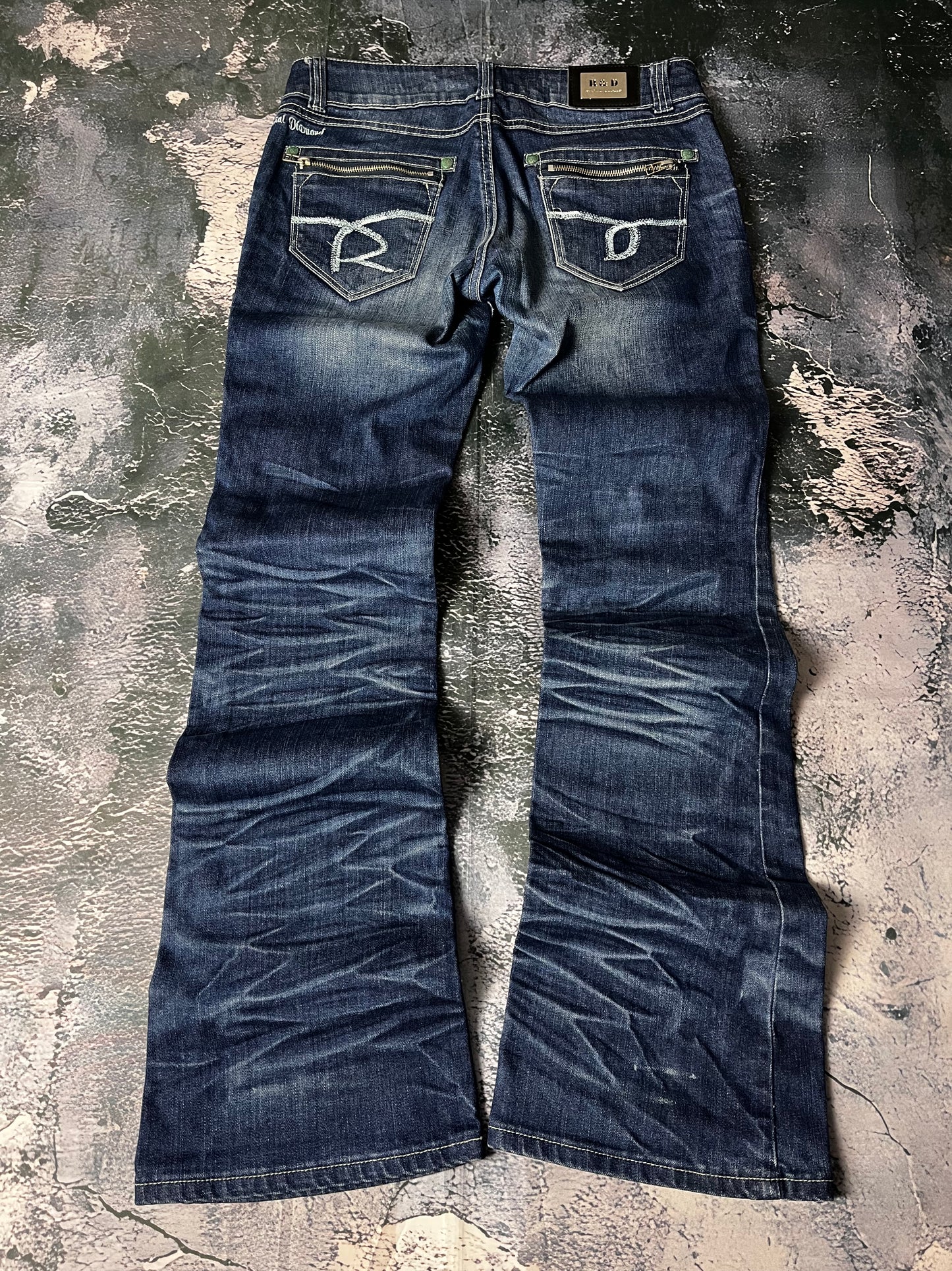 Redial Diamond low waist skinny bootcut Jeans (M)