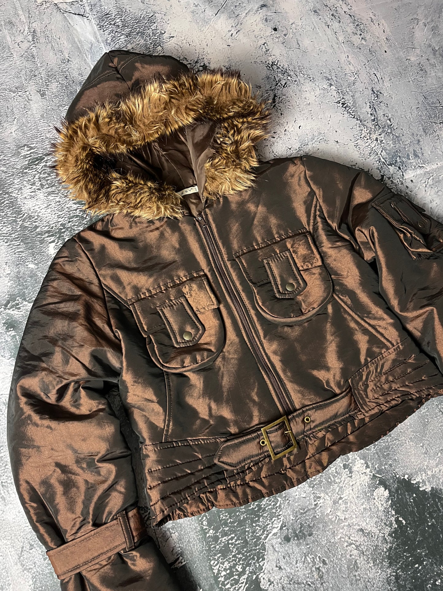 Exsy furry Übergangsjacke (S)