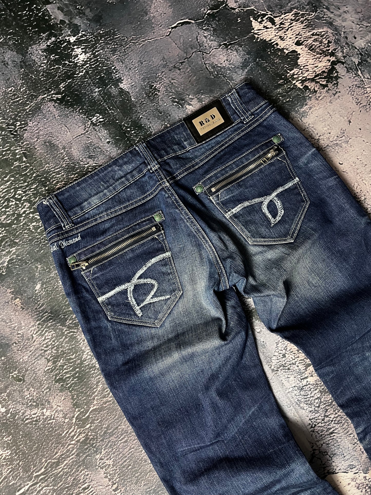 Redial Diamond low waist skinny bootcut Jeans (M)