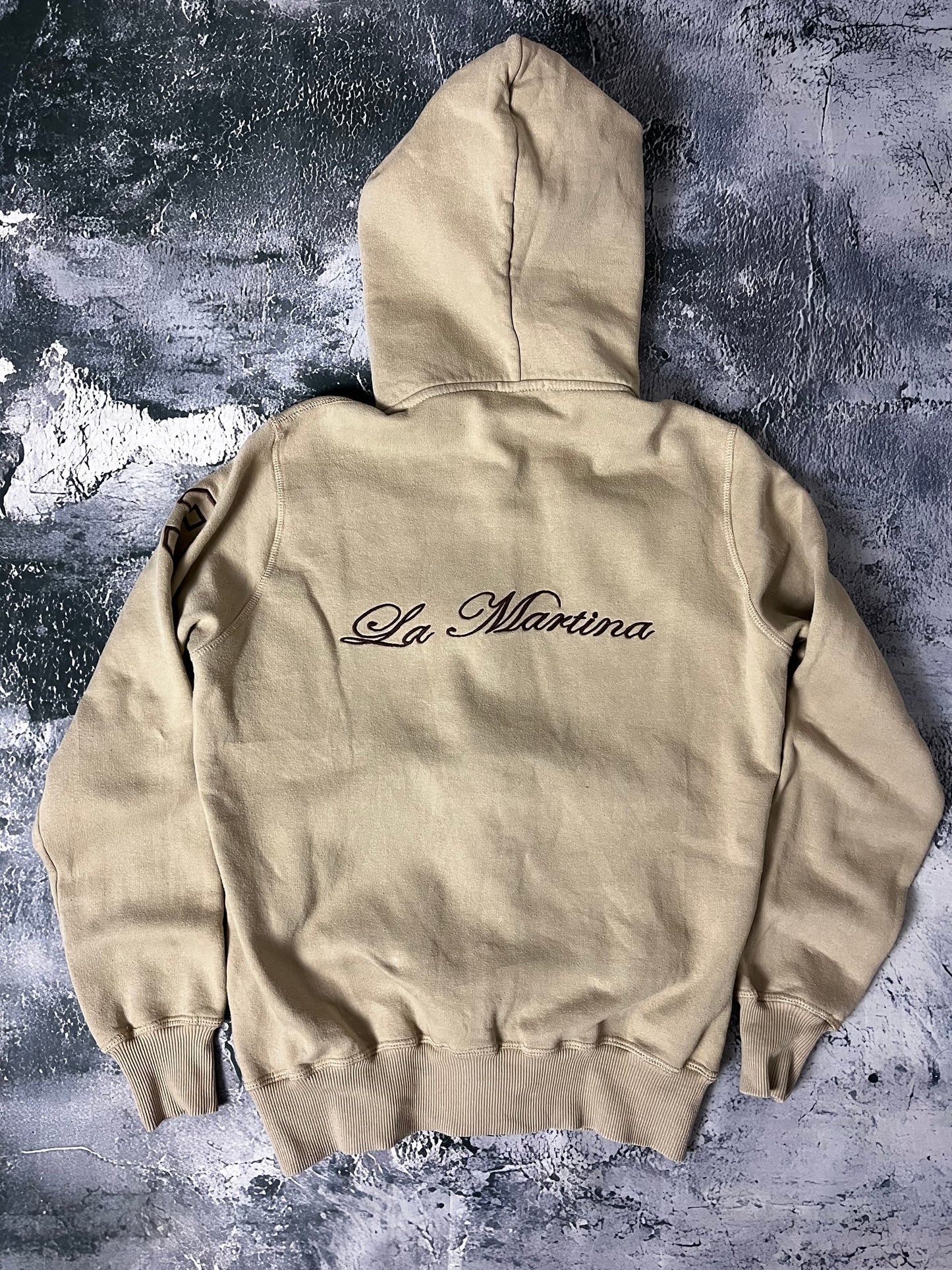La Martina Porsche Ziphoodie beige (M)
