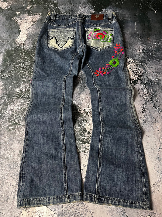 Antik Denim low waist skinny bootcut Jeans (S)