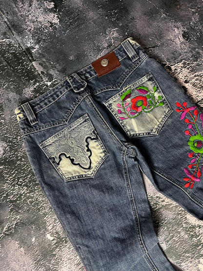 Antik Denim low waist skinny bootcut Jeans (S)