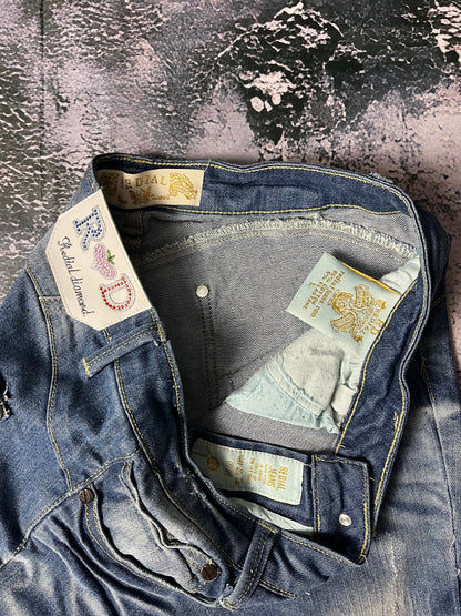 Redial Diamond low waist skinny bootcut Jeans (S)
