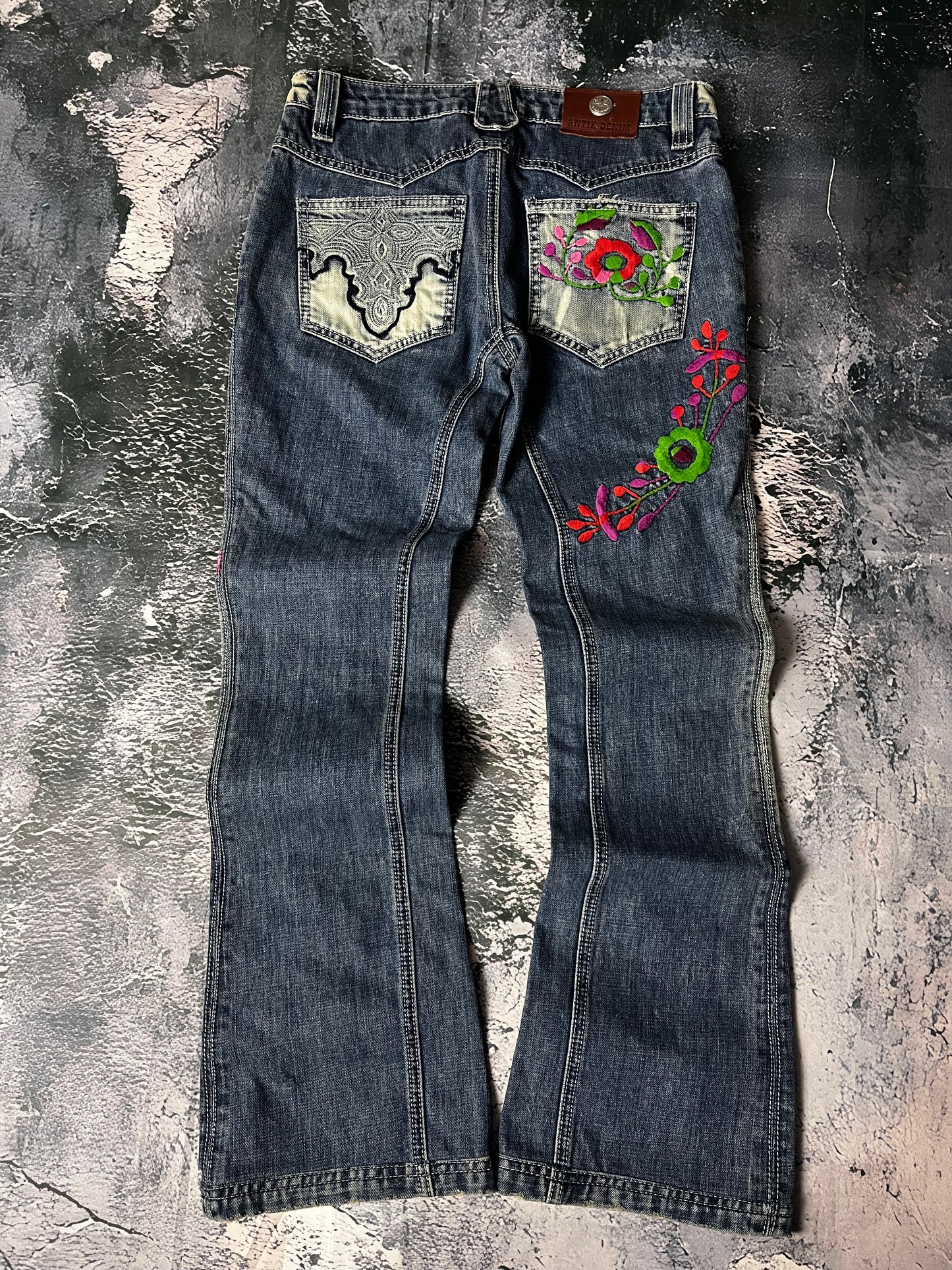 Antik Denim low waist skinny bootcut Jeans (S)