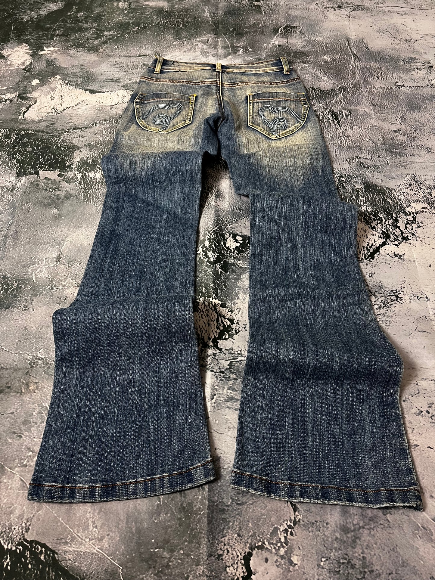 Cink Me mid waist skinny bootcut Jeans (XXS)