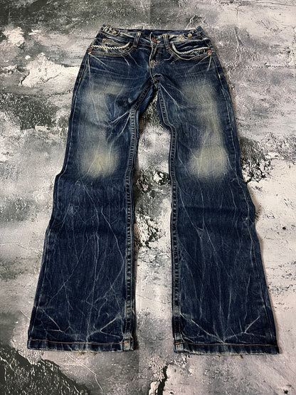 Red Pepper mid waist skinny bootcut Jeans (S)