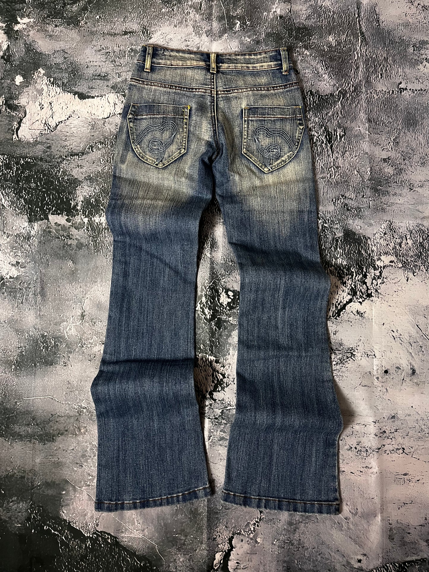 Cink Me mid waist skinny bootcut Jeans (XXS)