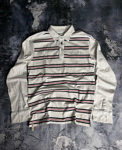 DePutaMadre slim fit Langarm Poloshirt (L)