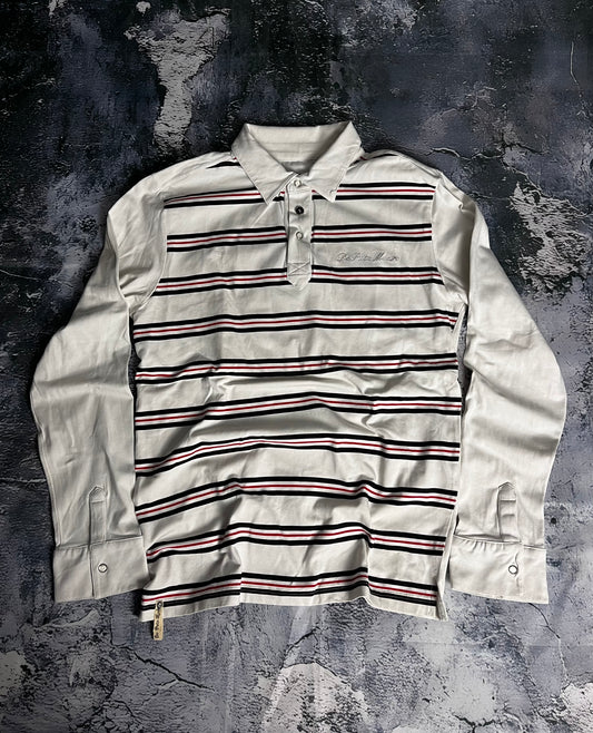 DePutaMadre slim fit Langarm Poloshirt (L)
