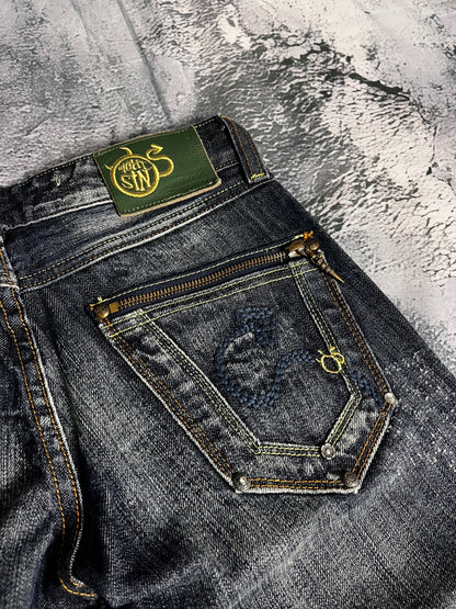EightSin low waist skinny bootcut Jeans (S)